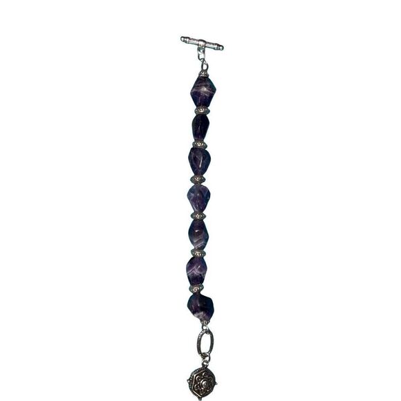 Natural Amethyst Bracelet - Picture 5 of 16
